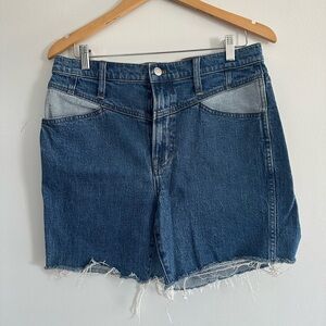 *never worn* Madewell High-Rise Long Denim Shorts